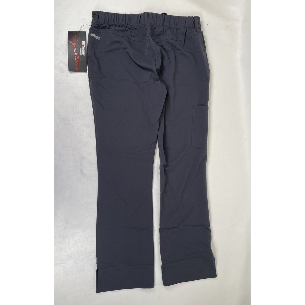 Greys Anatomy Barco Scrubs 3PKT Cargo Low Rise Straight Pants GRAPHITE Womens S - Picture 4 of 8